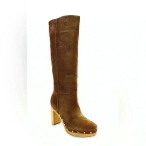 NEW Veronica Beard Womens Glendale Clog Boots - Hazelwood Size 5